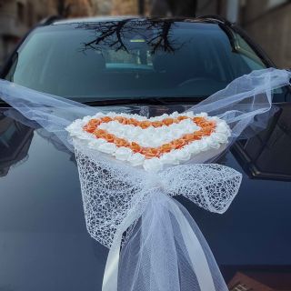 Сватбена украса за кола №36
