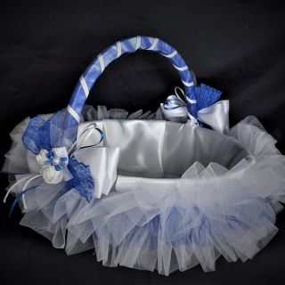 сватбена кошница турско синьо